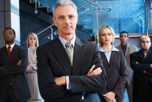 Líder Nato e sua equipe