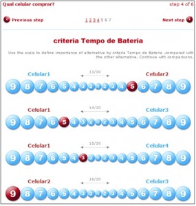 Criteria: Tempo de Bateria