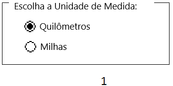 Se tivéssemos uma terceira opção seu valor seria 3 e assim por diante.