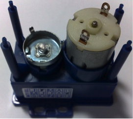 Figura 6 – Servo de parabólica convertido para rotação contínua.
