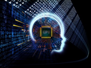 Figura - Homem e máquina - O machine learning é o futuro do serviço
