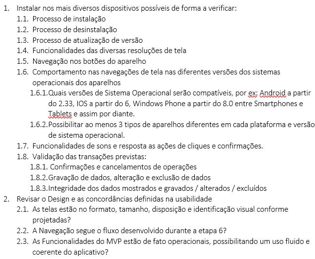 Validação Técnica