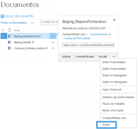 Figura - Arquivo para a lixeira
