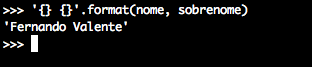Python Format