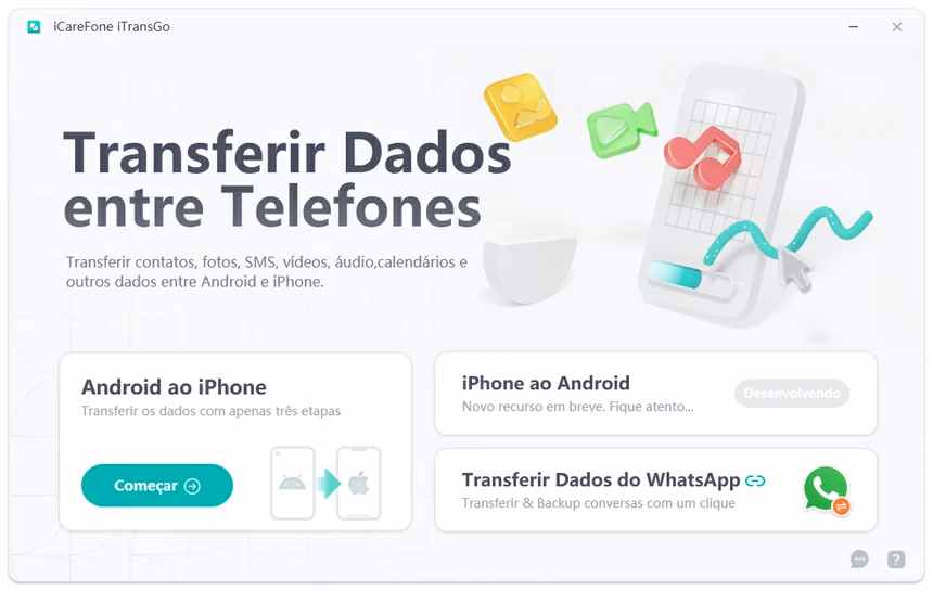 Como transferir os contatos do Android para o iPhone?