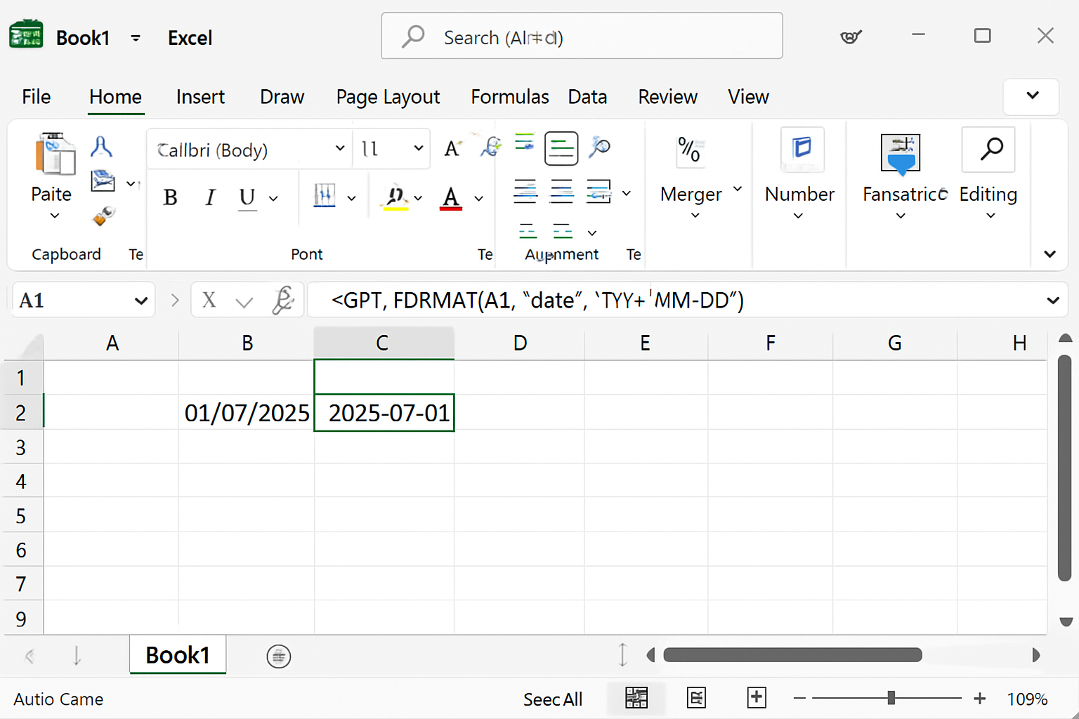 Exemplo 4: Formatando dados com GPT_FORMAT.