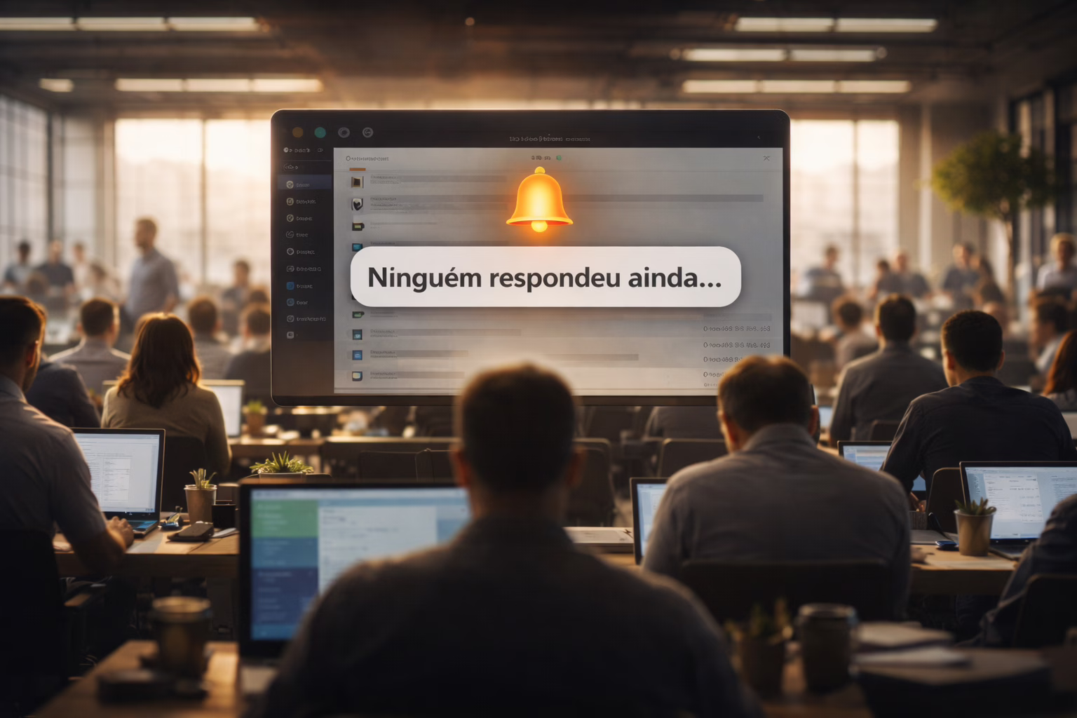 Quando falamos com todos, mas não falamos com ninguém